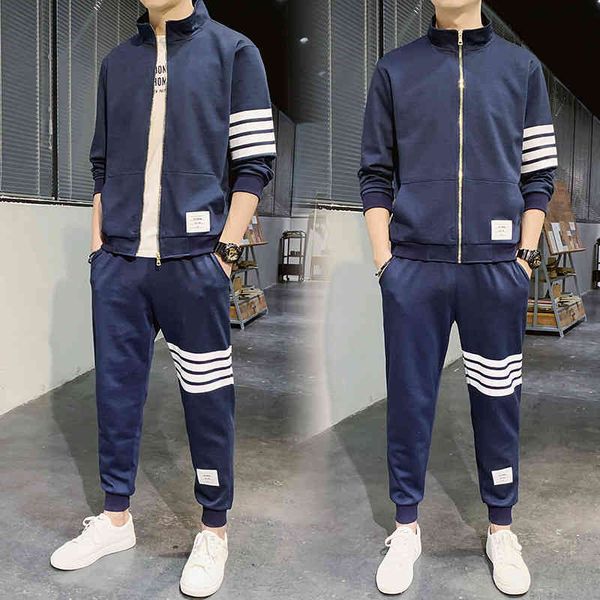 tracksuits 2021 autumn men's jacket set sportswear fashion coat casual pants two-piece, Gray
tracksuits 2021 autumn men's jacket set sportswear fashion coat casual pants two-piece, Gray
