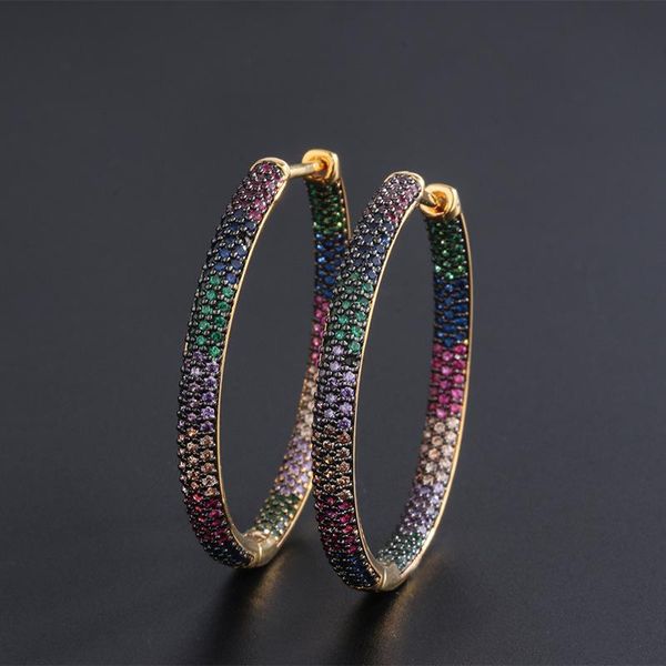 hoop & huggie funmode trendy two tones rainbow cubic zirconia earrings for women hip pendientes mujer wholesale fe53, Golden;silver
hoop & huggie funmode trendy two tones rainbow cubic zirconia earrings for women hip pendientes mujer wholesale fe53, Golden;silver