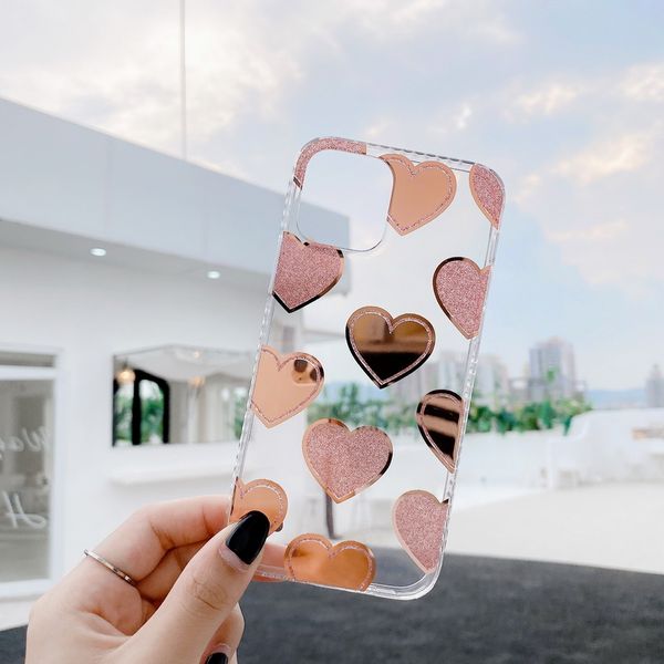 love dot shimmering powder plating transparent tpu phone cases for iphone 12 11 pro promax x xs max 7 8 plus
love dot shimmering powder plating transparent tpu phone cases for iphone 12 11 pro promax x xs max 7 8 plus
