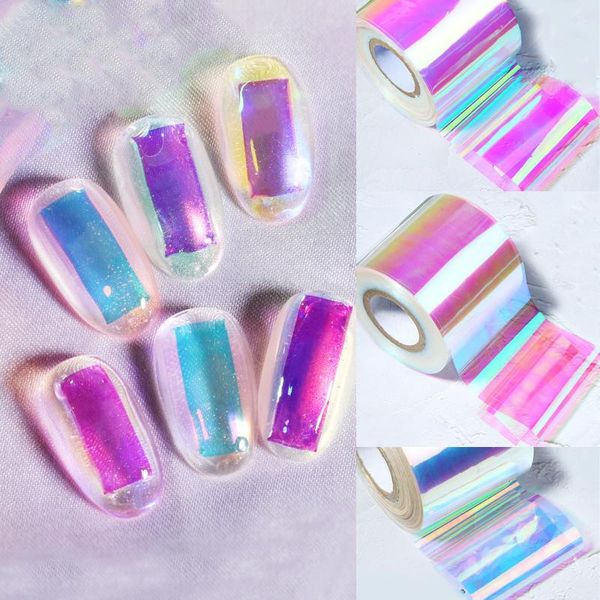 100m tetty aurora nail glass foil film laser clear paper manicure decoration korean ice nails sticker tool stickers & decals, Black
100m tetty aurora nail glass foil film laser clear paper manicure decoration korean ice nails sticker tool stickers & decals, Black