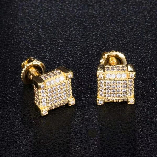 hip hop micro pave cz stone bling out stud earring square s925 sterling sliver 1pair earrings for women men jewelry, Golden;silver
hip hop micro pave cz stone bling out stud earring square s925 sterling sliver 1pair earrings for women men jewelry, Golden;silver
