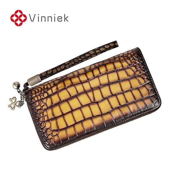wallets crocodile pattern clutch bag female genuine leather retro hand-painted long coin purse 36 card bit women id holders, Red;black
wallets crocodile pattern clutch bag female genuine leather retro hand-painted long coin purse 36 card bit women id holders, Red;black
