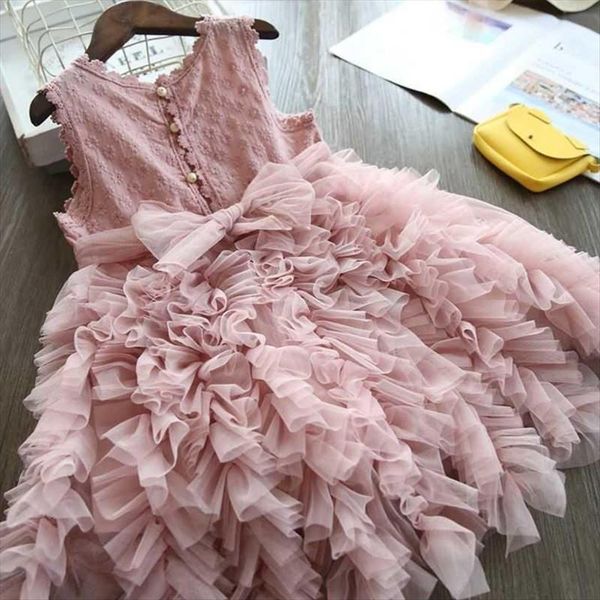 girls summer sleeveless cake girl dress fluffy mesh lace princess kids birthday party bowknot vestidos childrens clothing, Red;yellow
girls summer sleeveless cake girl dress fluffy mesh lace princess kids birthday party bowknot vestidos childrens clothing, Red;yellow
