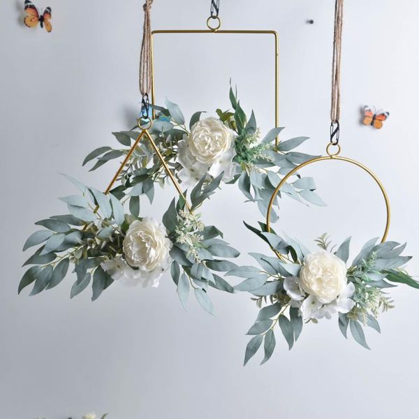 decorative flowers & wreaths cilected artificial willow leaves metal hoop wreath set of 3 greenery with white silk peony flower hanging wedd
decorative flowers & wreaths cilected artificial willow leaves metal hoop wreath set of 3 greenery with white silk peony flower hanging wedd
