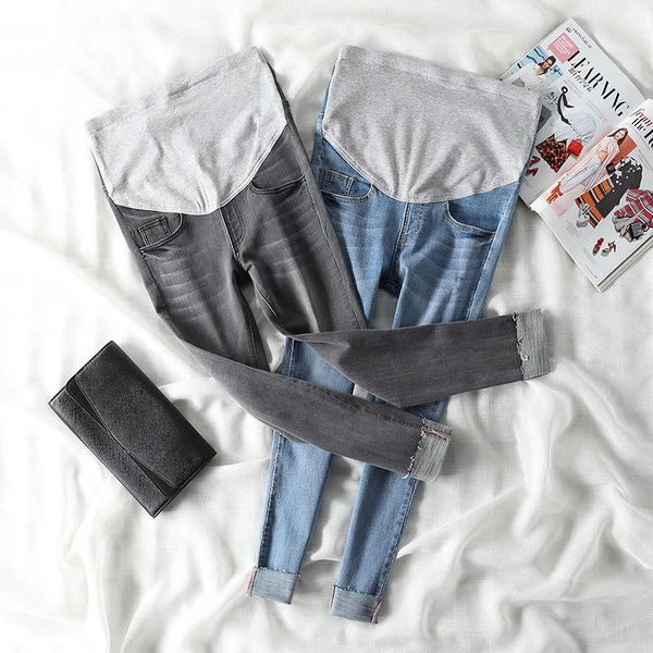 pregnant women's jeans spring and autumn loose trousers pregnancy pant leggings fashion straight leg maternity pants wear bottoms, White
pregnant women's jeans spring and autumn loose trousers pregnancy pant leggings fashion straight leg maternity pants wear bottoms, White