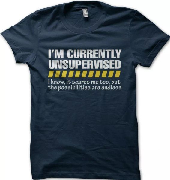 Unsupervised Mens Funny T Shirt - Gift for Him Dad Grandad Joke Slogan 9225, White;black
Unsupervised Mens Funny T Shirt - Gift for Him Dad Grandad Joke Slogan 9225, White;black