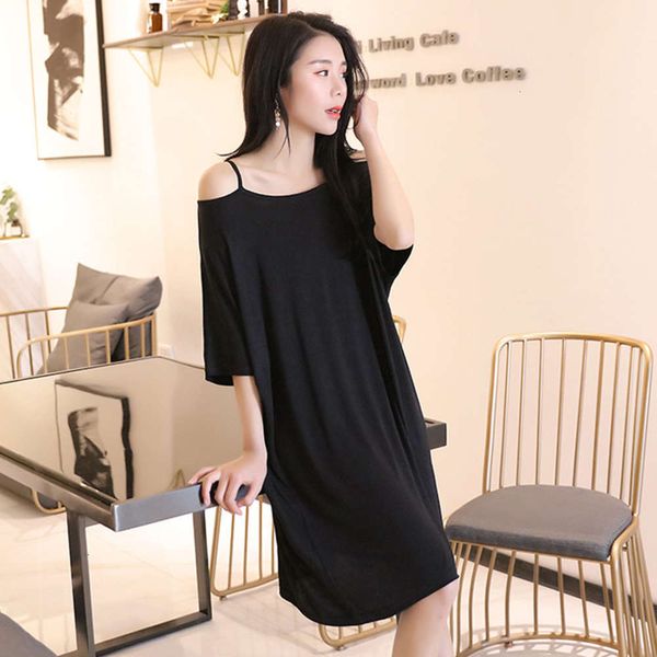 casual dresses dress women clothes suspender summer loose size women's off shoulder modal mid l uy1h, Black;gray
casual dresses dress women clothes suspender summer loose size women's off shoulder modal mid l uy1h, Black;gray