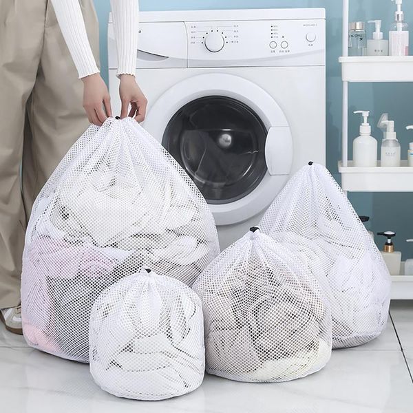 laundry bags #36 portable reusable nylon thickened washing bag mesh string clothing organizer drawstring home accessories
laundry bags #36 portable reusable nylon thickened washing bag mesh string clothing organizer drawstring home accessories