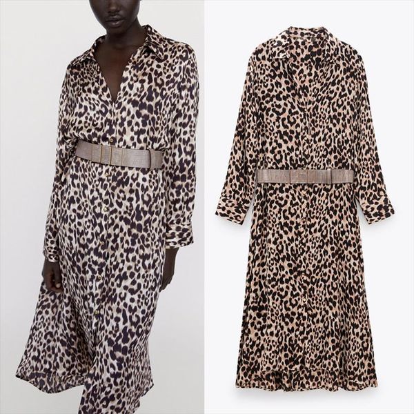 fashion za animal print womens dress office satin collar shirt midi woman long sleeve button up ladies dresses belt, Black;gray
fashion za animal print womens dress office satin collar shirt midi woman long sleeve button up ladies dresses belt, Black;gray