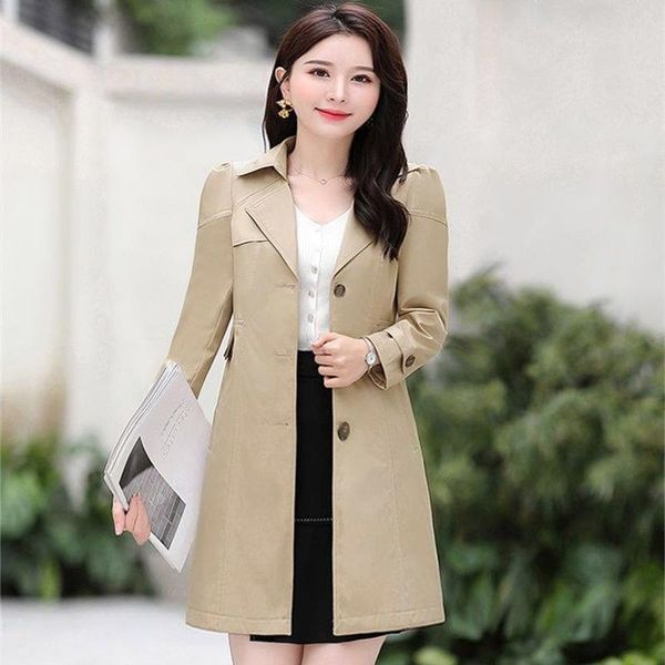 women's trench coats windbreaker middle long 2021 spring and autumn korean slim waist fashion versatile coat, Tan;black
women's trench coats windbreaker middle long 2021 spring and autumn korean slim waist fashion versatile coat, Tan;black