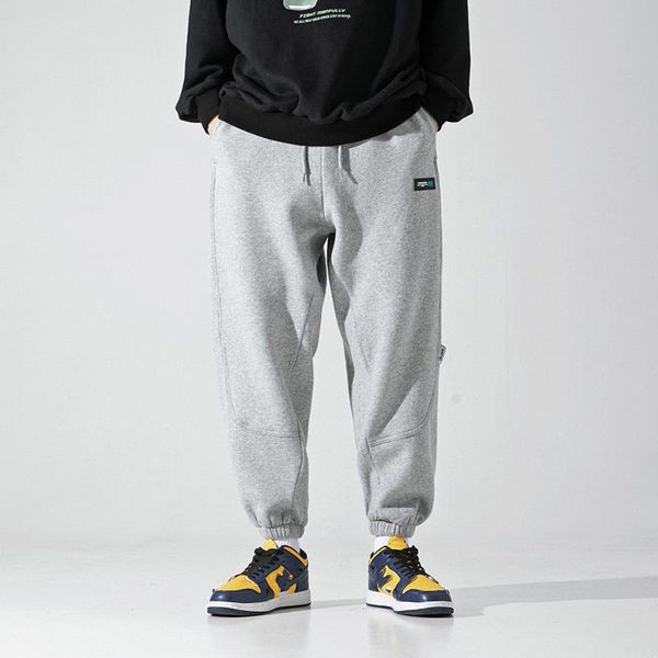 men's pants japanese wear 2021 autumn casual jogger loose style splicing versatile sports trousers sweatpants, Black
men's pants japanese wear 2021 autumn casual jogger loose style splicing versatile sports trousers sweatpants, Black