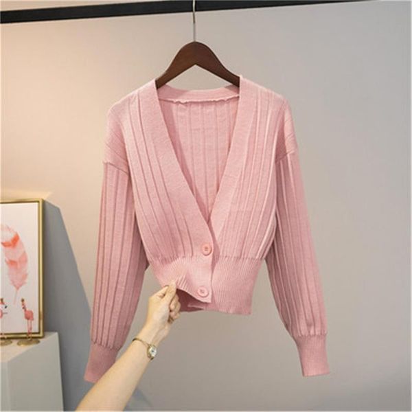 women's knits & tees 2021 korean cardigan sweater women knit coat spring autumn clothes woman sweaters long sleeve short v-neck, White
women's knits & tees 2021 korean cardigan sweater women knit coat spring autumn clothes woman sweaters long sleeve short v-neck, White