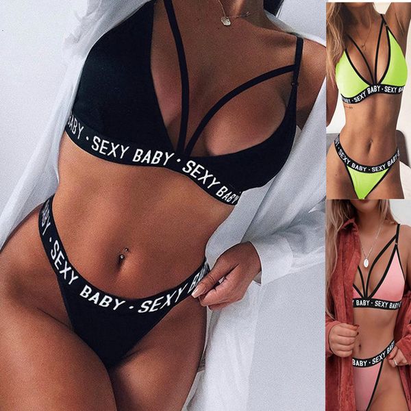 sports underwear women's set, bandage corset with letters, bra + thong, underwear, backless bikini, model in 2021
sports underwear women's set, bandage corset with letters, bra + thong, underwear, backless bikini, model in 2021