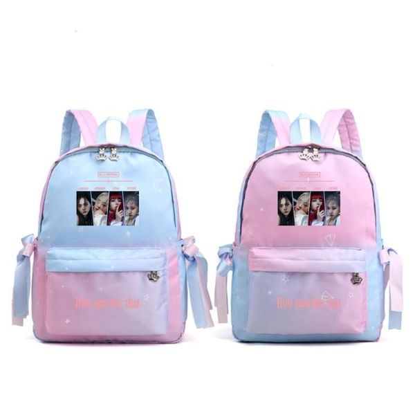 backpack kpop girl groups blackpinks gradient color schoolbag blikn shoulder bag jisoo jennie lisa rosé travel
backpack kpop girl groups blackpinks gradient color schoolbag blikn shoulder bag jisoo jennie lisa rosé travel