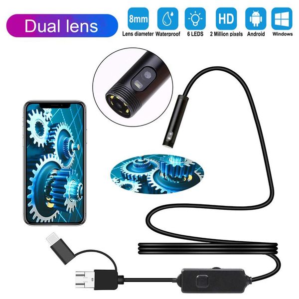 cameras dual lens camera endoscope hd ip67 5m hard flexible tube mirco usb type-c borescope video inspection for android car
cameras dual lens camera endoscope hd ip67 5m hard flexible tube mirco usb type-c borescope video inspection for android car