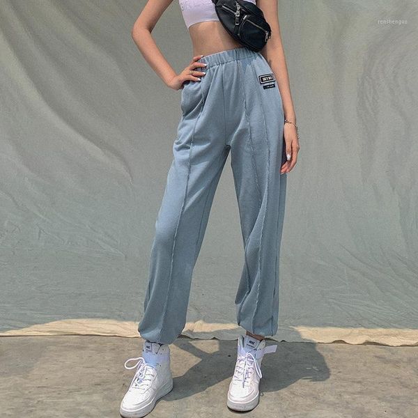 women's pants & capris simple blue casual harajuku patchwork design high waist harem woman pure leisure street sports style trousers, Black;white
women's pants & capris simple blue casual harajuku patchwork design high waist harem woman pure leisure street sports style trousers, Black;white