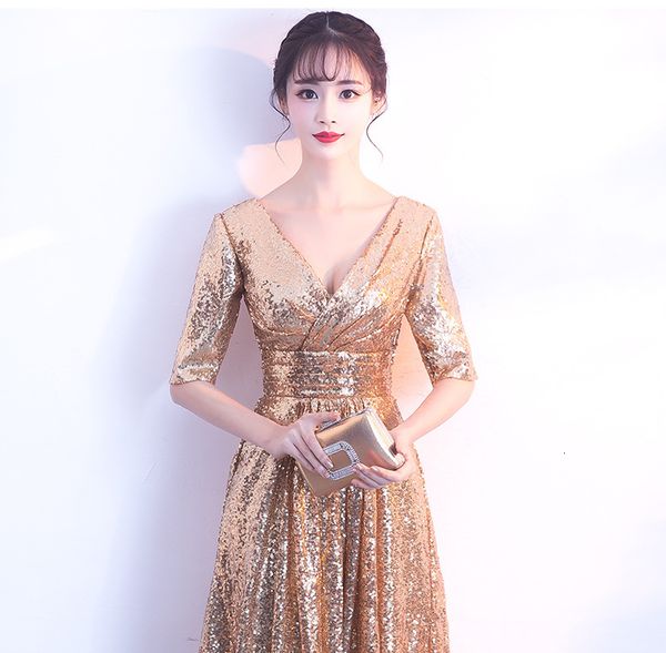 golden evening women's 2021 banquet annual meeting party drs long, White
golden evening women's 2021 banquet annual meeting party drs long, White