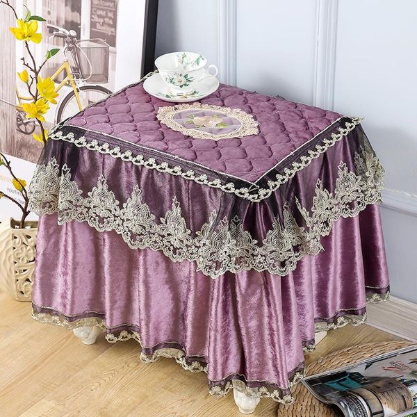 european style velvet bedside table cover lace edge bedroom small anti-dust cloth square towel luxury skirt
european style velvet bedside table cover lace edge bedroom small anti-dust cloth square towel luxury skirt