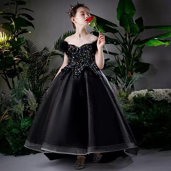 flower girl dresses illusion o-neck princess sequined floor-length tulle lace black short off the shoulder kids party gown h427 girl's, Red;yellow
flower girl dresses illusion o-neck princess sequined floor-length tulle lace black short off the shoulder kids party gown h427 girl's, Red;yellow