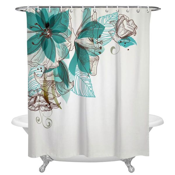 shower curtains flowers bloom turquoise plants roses curtain waterproof polyester fabric home decoration
shower curtains flowers bloom turquoise plants roses curtain waterproof polyester fabric home decoration