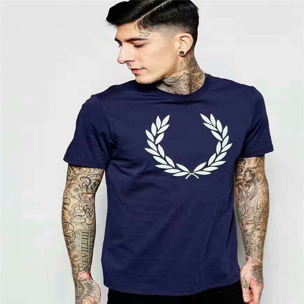men t-shirt cotton round neck print short sleeve solid color casual tees, White;black
men t-shirt cotton round neck print short sleeve solid color casual tees, White;black