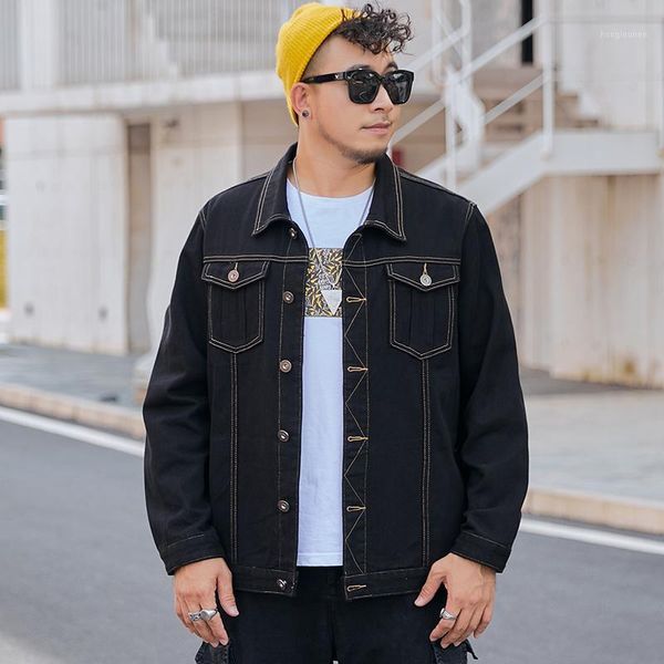 men's jackets oversized casual men denim jacket 7xl 8xl spring autumn fashion design simple loose youth male street cowboy coat, Black;brown
men's jackets oversized casual men denim jacket 7xl 8xl spring autumn fashion design simple loose youth male street cowboy coat, Black;brown