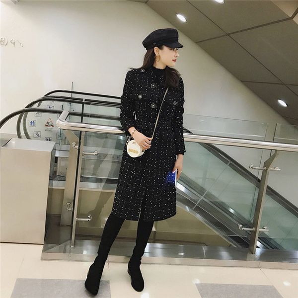 jacket long clue chess women goal korean winter autumn ladies gross tweed female bones outerwear f1376 is0y, Black;brown
jacket long clue chess women goal korean winter autumn ladies gross tweed female bones outerwear f1376 is0y, Black;brown