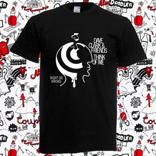 Dave Clark & Friends Think Of Me Right Or Wrong Men's Black T-Shirt Size S-3XL, White;black
Dave Clark & Friends Think Of Me Right Or Wrong Men's Black T-Shirt Size S-3XL, White;black