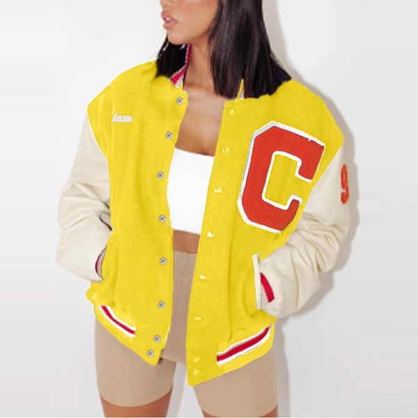 women's jackets rmsfe 2021 long sleeve stand collar fashion casual printing slim fit short baseball jacket outwear, Black;brown
women's jackets rmsfe 2021 long sleeve stand collar fashion casual printing slim fit short baseball jacket outwear, Black;brown