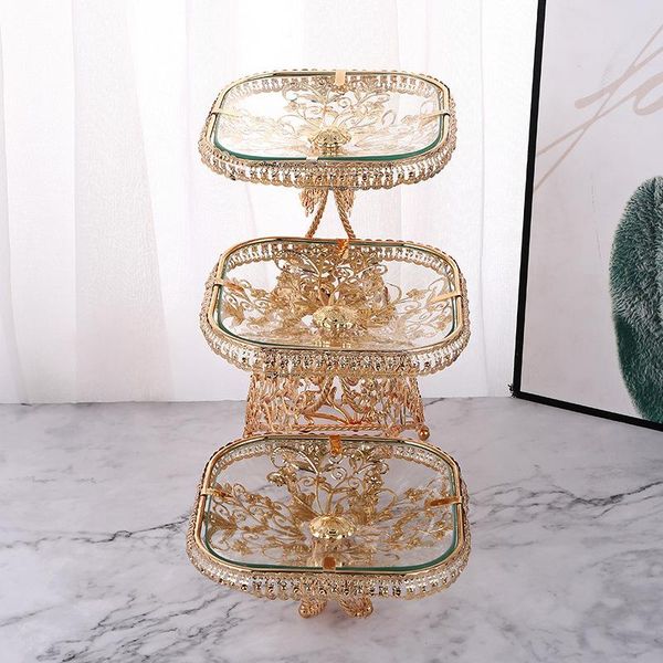 fashionable light luxury square fruit plate tempered glass multilayer el home decoration storage bottles & jars
fashionable light luxury square fruit plate tempered glass multilayer el home decoration storage bottles & jars