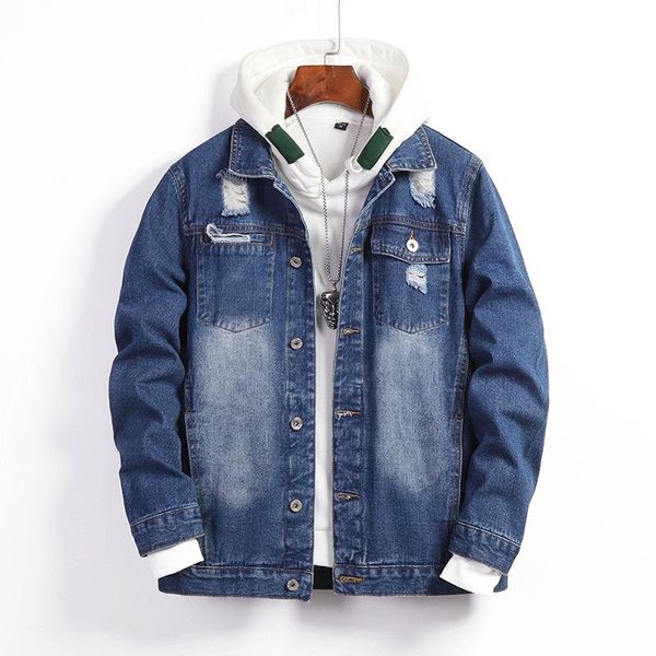 mens denim jacket trendy fashion hip hop streetwer ripped jeans cowboy coats clothing 5xl 6xl 7xl men's jackets, Black;brown
mens denim jacket trendy fashion hip hop streetwer ripped jeans cowboy coats clothing 5xl 6xl 7xl men's jackets, Black;brown
