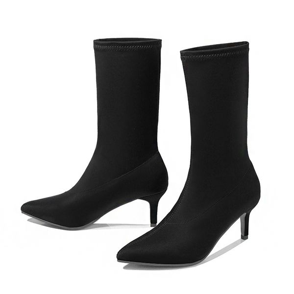 dress shoes black women's mid-tube short boots microfiber pointed toe ankle women fashion party stiletto 35-42 v7e9
dress shoes black women's mid-tube short boots microfiber pointed toe ankle women fashion party stiletto 35-42 v7e9