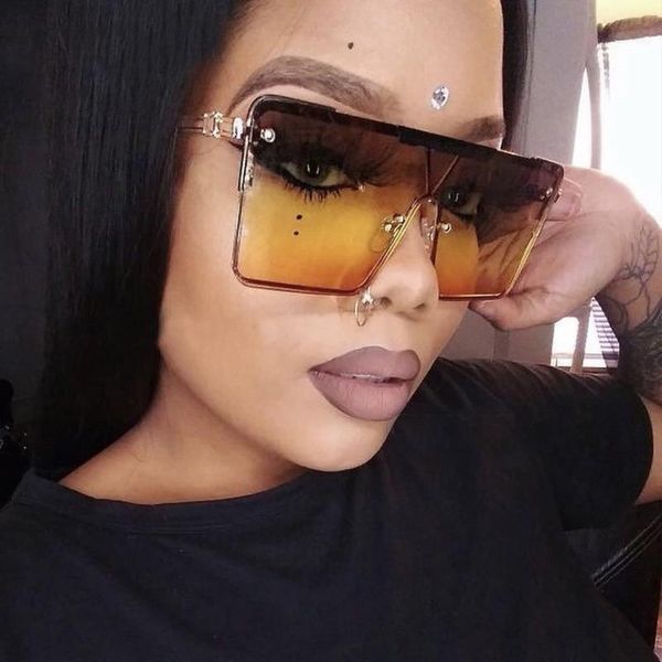 sunglasses oversized steampunk square women designer fashion glasses men vintage driving y2k sun eyewear, White;black
sunglasses oversized steampunk square women designer fashion glasses men vintage driving y2k sun eyewear, White;black