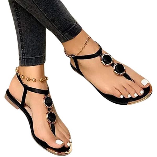 sandals boho style beach sandal t strap for women summer dressy flat gladiator open toe casual roman chaussure femme, Black
sandals boho style beach sandal t strap for women summer dressy flat gladiator open toe casual roman chaussure femme, Black
