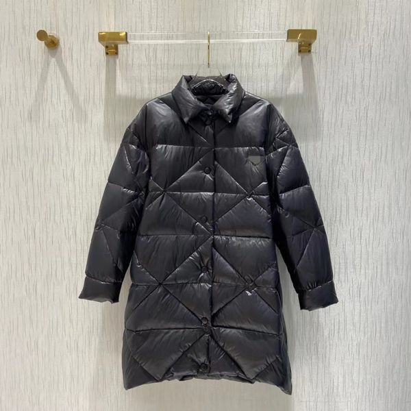 milan runway down & parkas 2021 winter lapel neck long panelled women's coats designer brand same style outerwear 1023-4, Black
milan runway down & parkas 2021 winter lapel neck long panelled women's coats designer brand same style outerwear 1023-4, Black