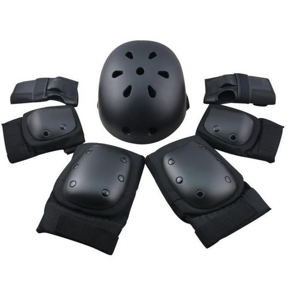 elbow & knee pads 7 pcs children roller skating snowboard helmet palm hand support brace protector guards cycling kneepad, Black;gray
elbow & knee pads 7 pcs children roller skating snowboard helmet palm hand support brace protector guards cycling kneepad, Black;gray
