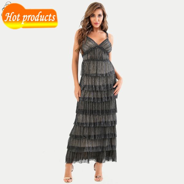 two piece dress you long suspend dress fashion layered v-neck sling designer designed party g2lh, White
two piece dress you long suspend dress fashion layered v-neck sling designer designed party g2lh, White