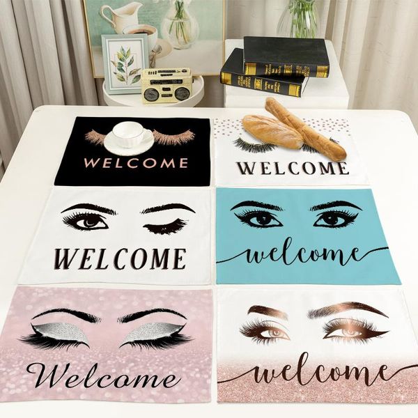 mats & pads 1pc glitter eyelashes cotton table pad 42*32cm rectangle waterproof insulation placemat kitchen decoration
mats & pads 1pc glitter eyelashes cotton table pad 42*32cm rectangle waterproof insulation placemat kitchen decoration