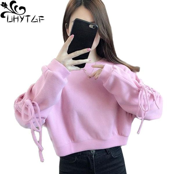 women's hoodies & sweatshirts uhytgf elegant women sweatshirt 2021 bow long-sleeved spring autumn jacket female short cute girl thin c, Black
women's hoodies & sweatshirts uhytgf elegant women sweatshirt 2021 bow long-sleeved spring autumn jacket female short cute girl thin c, Black