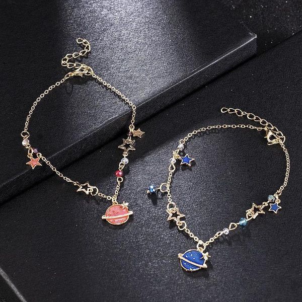 charm bracelets fashion korean on hand star moon universe planet adjustable chain bracelet anklet jewelry for women friends gift 2021, Golden;silver
charm bracelets fashion korean on hand star moon universe planet adjustable chain bracelet anklet jewelry for women friends gift 2021, Golden;silver