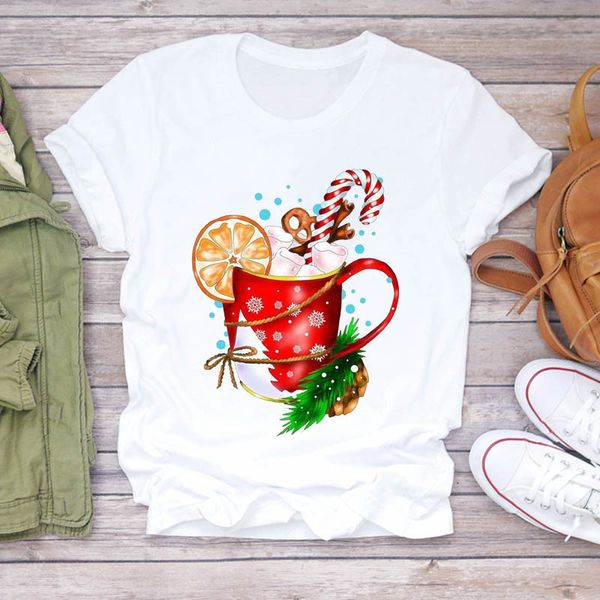 women's t-shirt women cartoon happy time holiday year merry christmas print tshirts clothes graphic female t shirt ladies tee, White
women's t-shirt women cartoon happy time holiday year merry christmas print tshirts clothes graphic female t shirt ladies tee, White