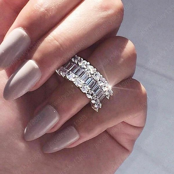 trendy luxury silver women wedding rings zirconia dazzling promise ring engage wedding party jewelry
trendy luxury silver women wedding rings zirconia dazzling promise ring engage wedding party jewelry