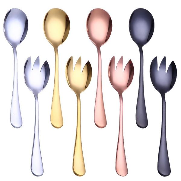 spoons 2pcs salad spoon fork set stainless steel cutlery serving colorful unique holiday gift
spoons 2pcs salad spoon fork set stainless steel cutlery serving colorful unique holiday gift