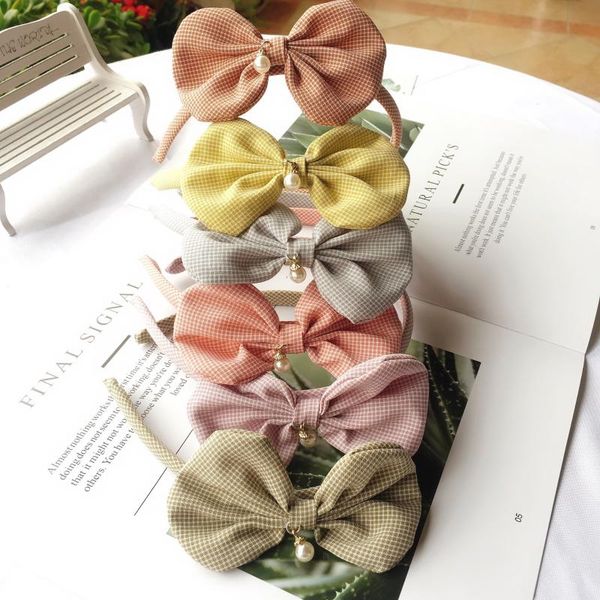 hair clips & barrettes 2021 korean version of the pearl pendant plaid bow headband crushed fashion children's accessories head bands, Golden;silver
hair clips & barrettes 2021 korean version of the pearl pendant plaid bow headband crushed fashion children's accessories head bands, Golden;silver