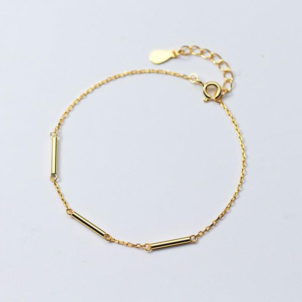 link, chain 2021 100% 925 solid real sterling silver gold stick 16cm bracelets for teen women hand accessories jewelry, Black
link, chain 2021 100% 925 solid real sterling silver gold stick 16cm bracelets for teen women hand accessories jewelry, Black