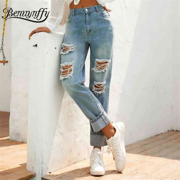 summer vintage boyfriend jeans for women casual washed hole denim pants streetwear ladies high waist ripped 210510, Blue
summer vintage boyfriend jeans for women casual washed hole denim pants streetwear ladies high waist ripped 210510, Blue