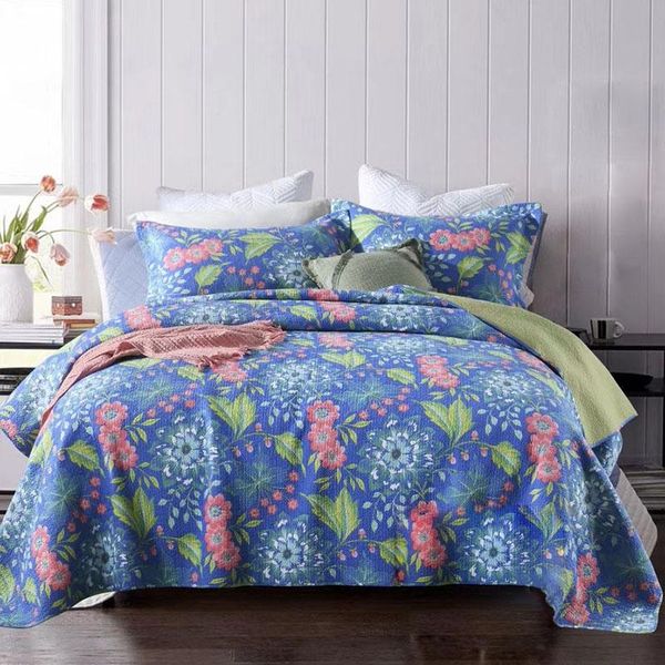 comforters & sets blue print bedspreads for bed quilt set 3pcs cotton quilts quilted bedding summer blanket covers king queen size coverlet
comforters & sets blue print bedspreads for bed quilt set 3pcs cotton quilts quilted bedding summer blanket covers king queen size coverlet