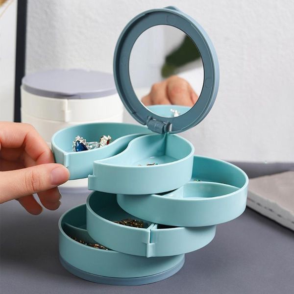 rotating necklace earrings ring jewelry box multilayer large capacity storage desk organizer for cosmetics boxes & bins
rotating necklace earrings ring jewelry box multilayer large capacity storage desk organizer for cosmetics boxes & bins