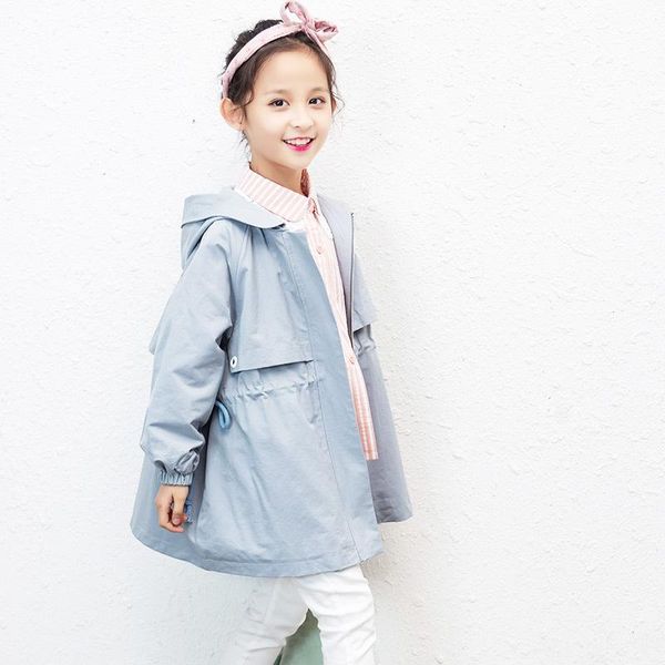 solid kids trench coat autumn hooded girl children teenagers baby clothes/overcoat 4 5 6 7 8 9 10 11 years, Blue;gray
solid kids trench coat autumn hooded girl children teenagers baby clothes/overcoat 4 5 6 7 8 9 10 11 years, Blue;gray