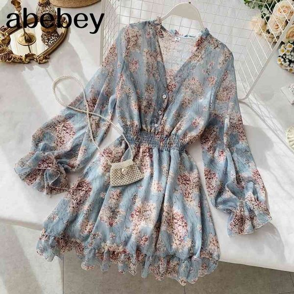 new fashion women's french dress female temperament v-neck long-sleeved chiffon floral dresses 210329, Black;gray
new fashion women's french dress female temperament v-neck long-sleeved chiffon floral dresses 210329, Black;gray